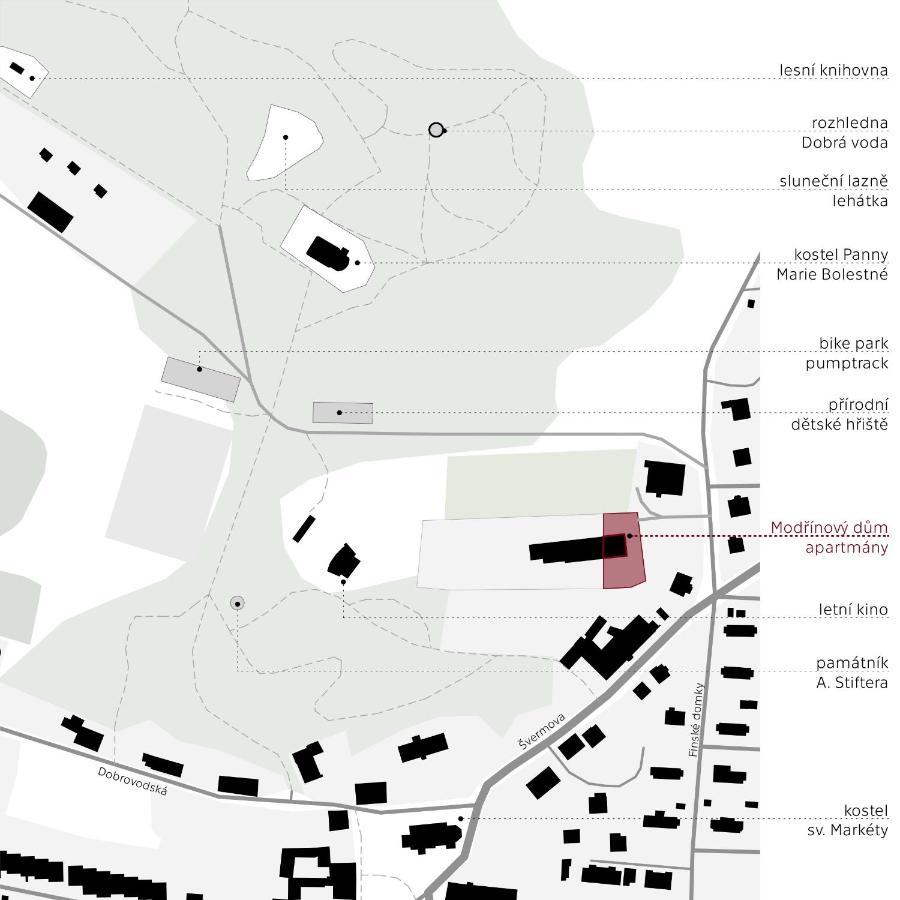Apartmany Modrinovy Dum Horní Planá Exteriör bild